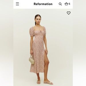 Teyana Reformation dress